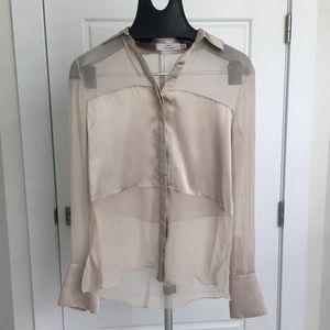 Robert Rodriguez tan blouse